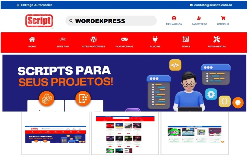 Script Loja Virtual Com 20 Produtos DIGITAIS