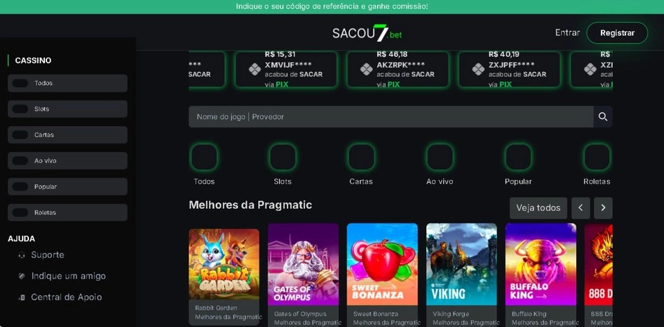 SCRIPT CASSINO SACOU 7BET